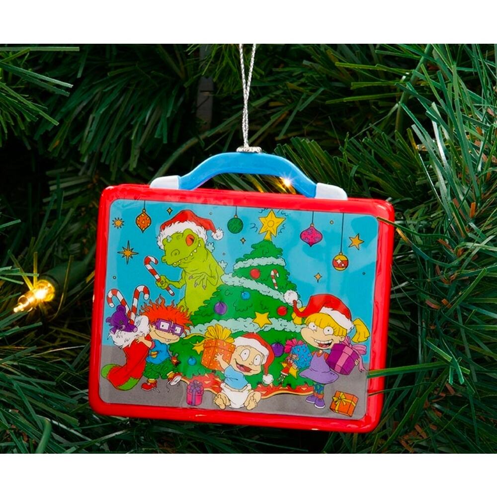 Rugrats Christmas Tree Ornament Lunchbox Tommy Angelica Chuckie Reptar Plastic